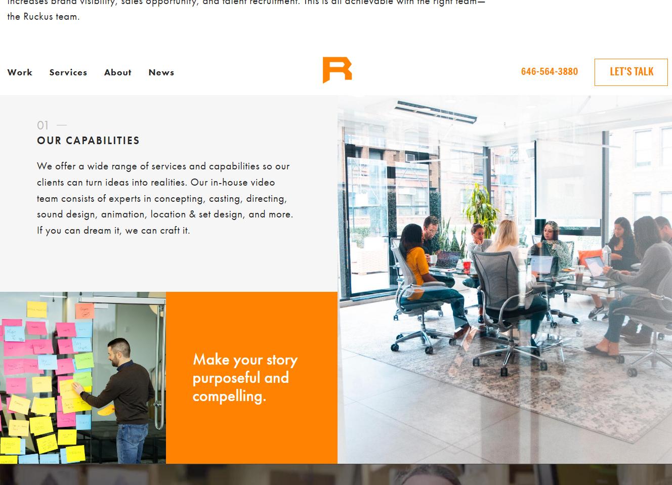 Ruckus - Home Page Screen short