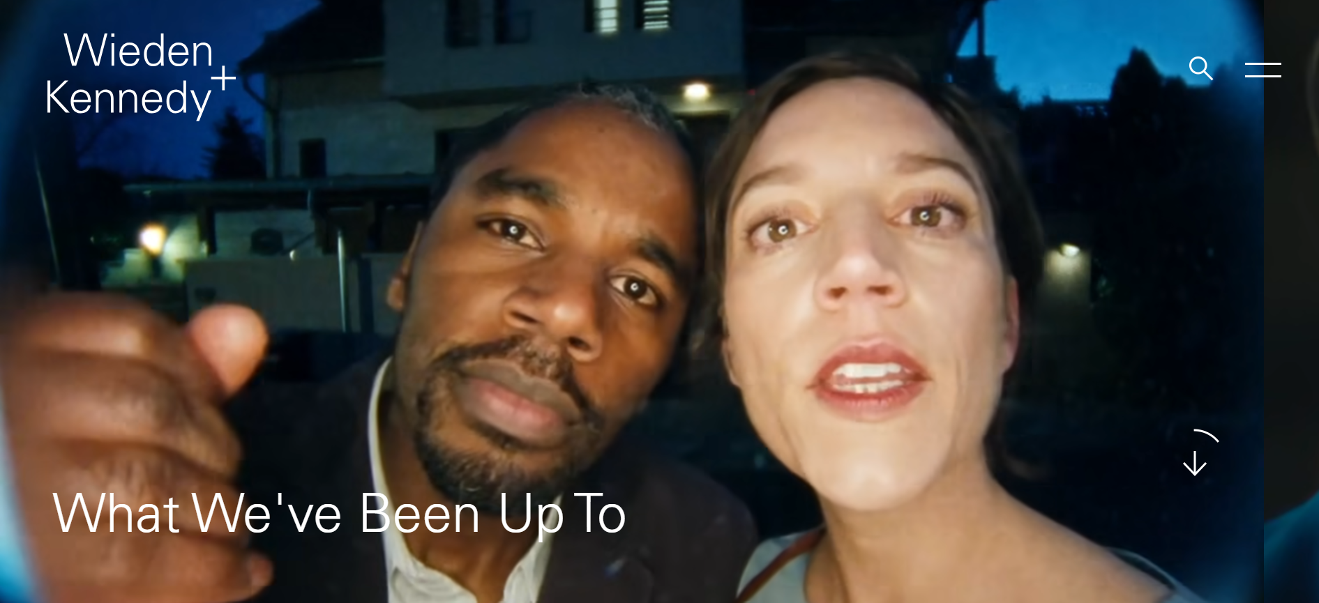 Wieden+Kennedy - Home Page Screenshort