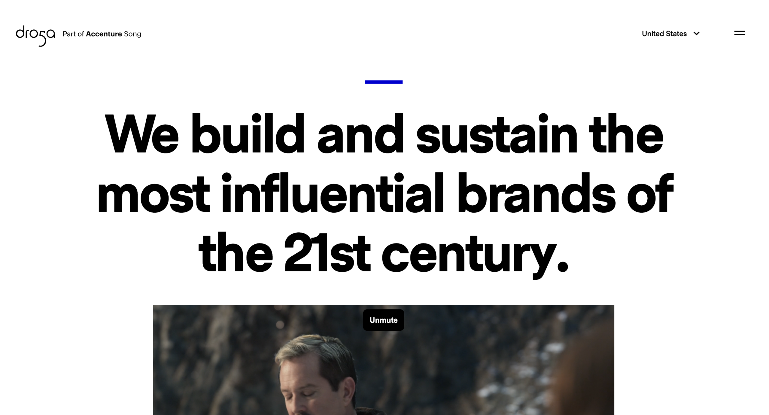 Droga5 - Home Page Screenshort