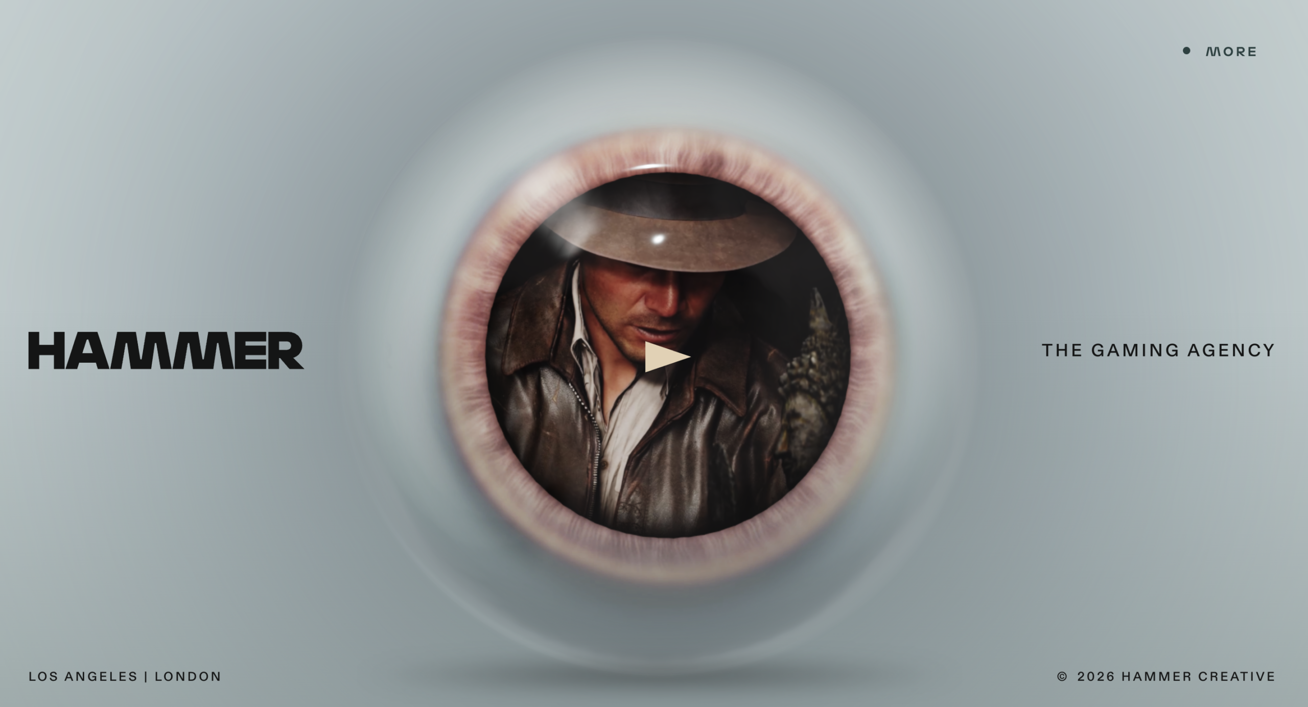 Hammer Creative - Home Page Screenshort