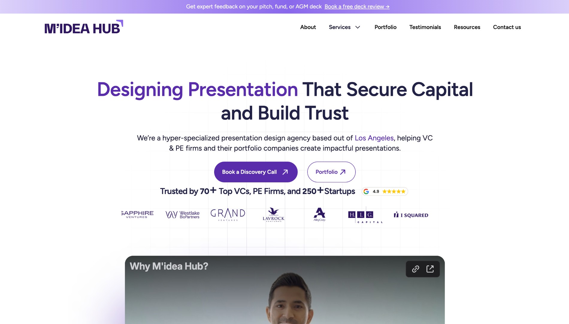 M'idea Hub Home page