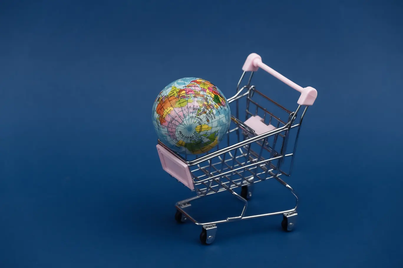 Globe representing global brand presence