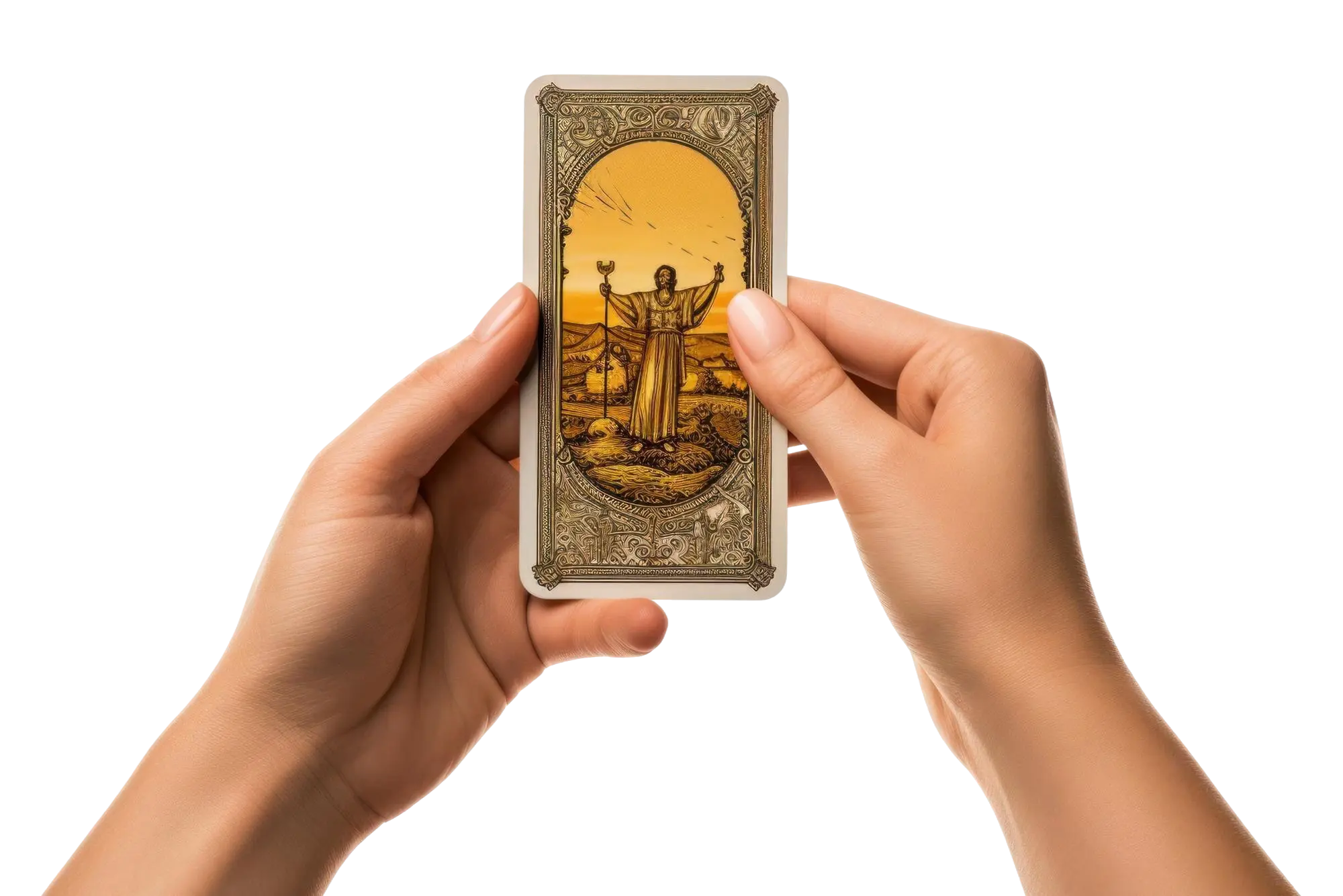 Hand Holding Card