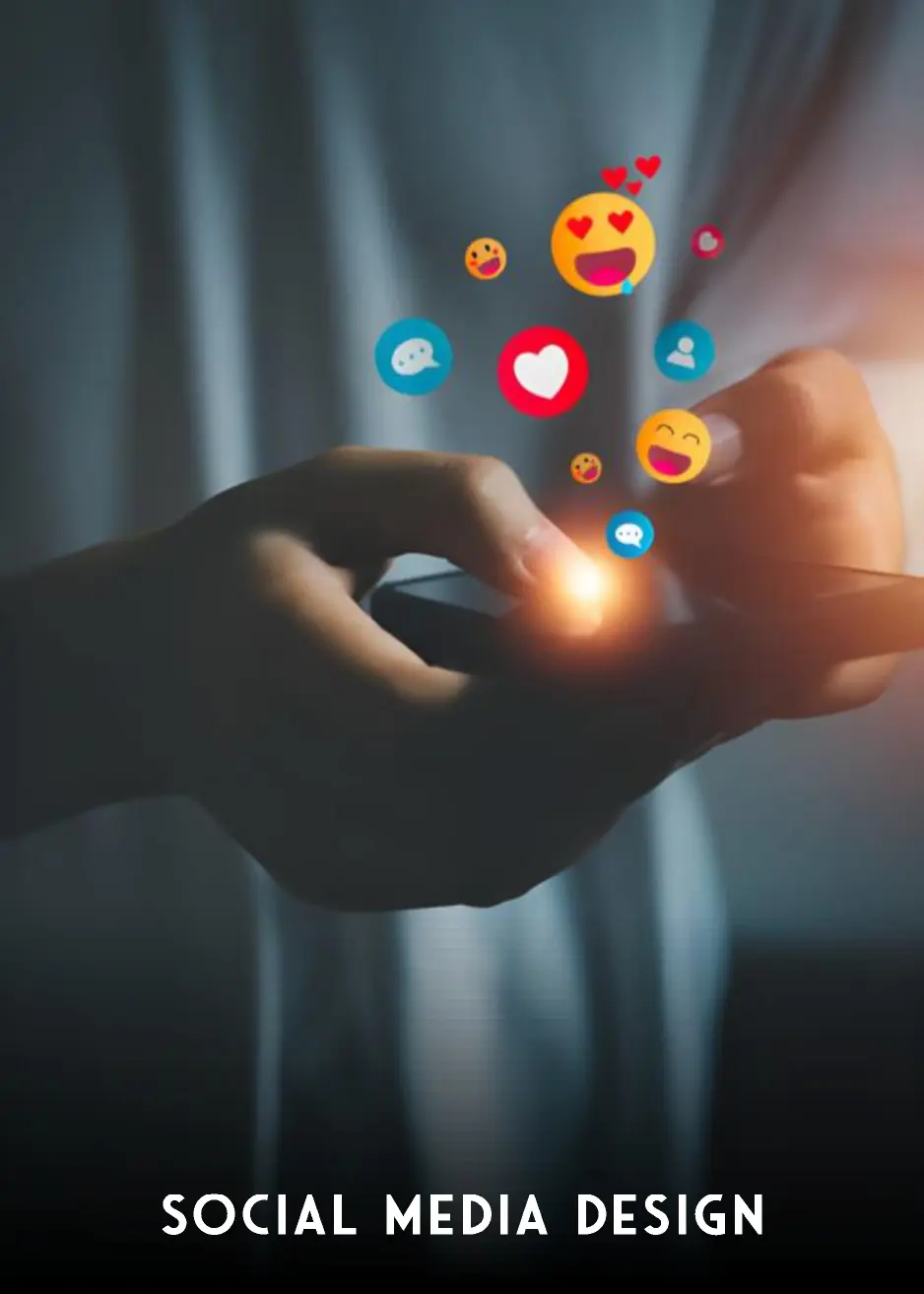 Social media design services icon