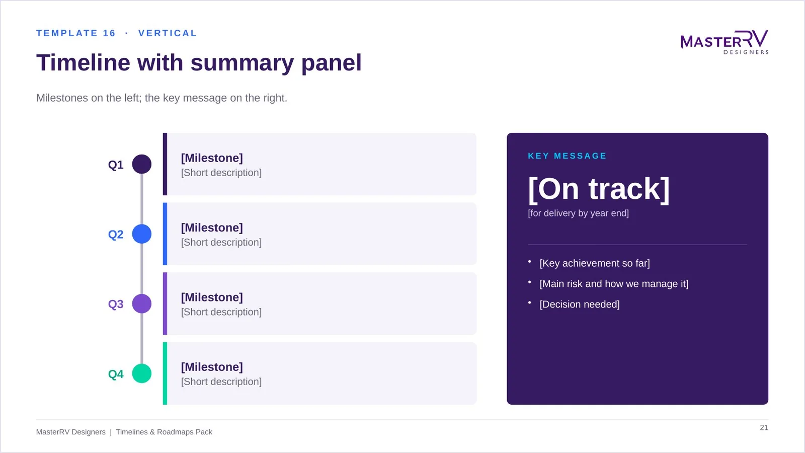 Timelines & Roadmaps Pack – preview 4